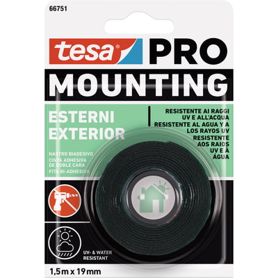 Q.TA'. 12 NASTRO BIADESIVO TESA MOUNTING PRO EST. 19MMX1,5M