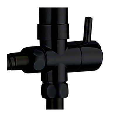 Q.TA' 1 DEVIATORE COLONNA DOCCIA LX-4001 NERO OP GROENL