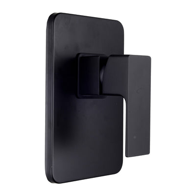 Q.TA' 1 SERIE ELEGANT MISCELATORE INCASSO DOCCIA NERO OPACO