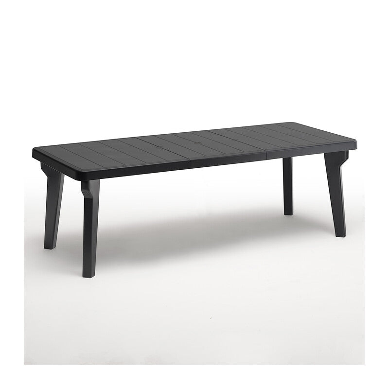Q.TA' 1 TAVOLO BERGEN 160/220X90XH74CM ANTRACITE