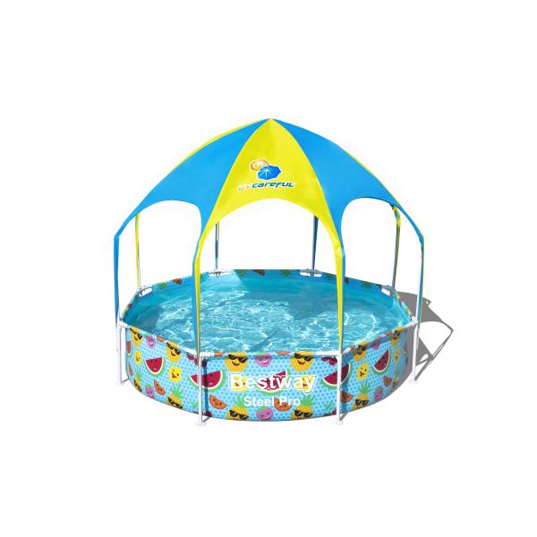 PISCINA C-TELAIO+COPERT+DOCCIA 244X51H 56432