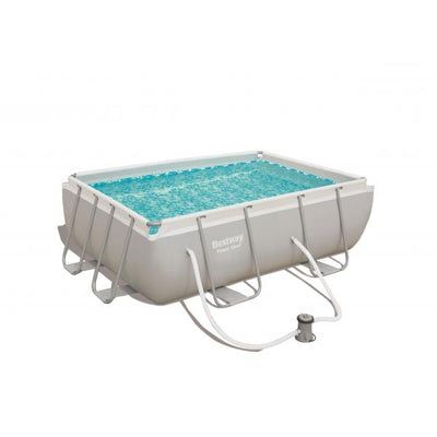 PISCINA C/TELAIO E POMPA 282X196XH84 CM 56629