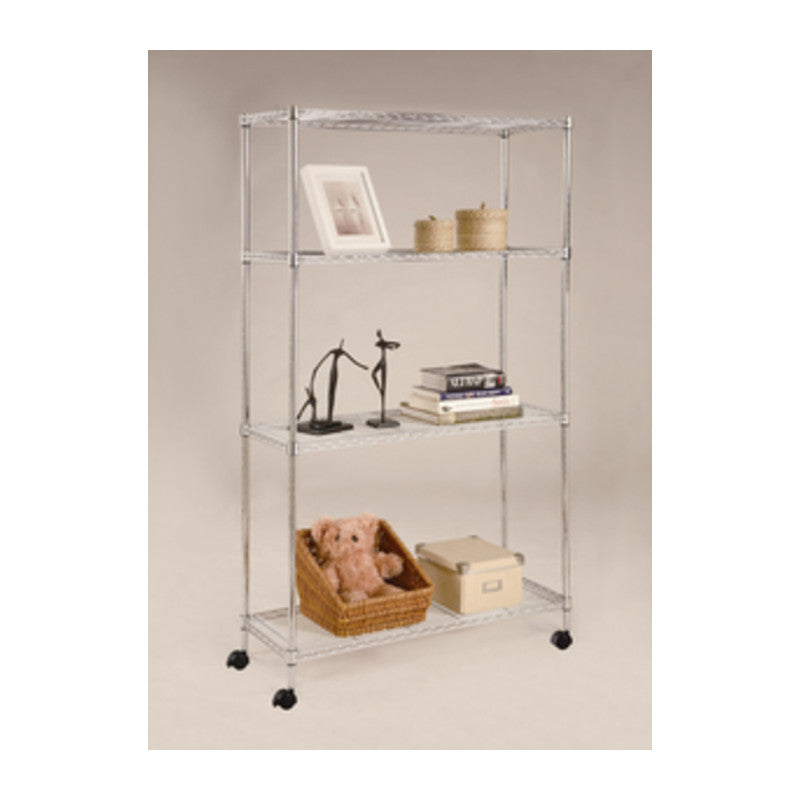 Q.TA' 1 SCAFFALE SERIE AMERICA 4 RIPIANI 90X35XH170 CM