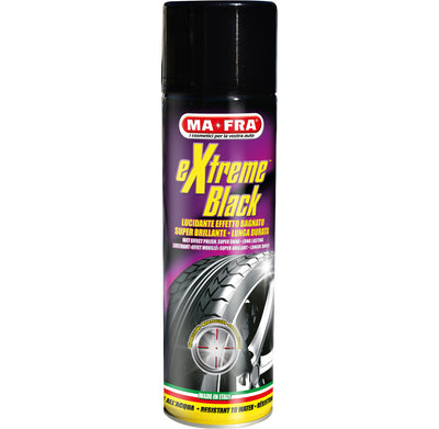 Q.TA'. 6 MAFRA LUCIDA GOMME EXTREME BLACK SPRAY 500 ML