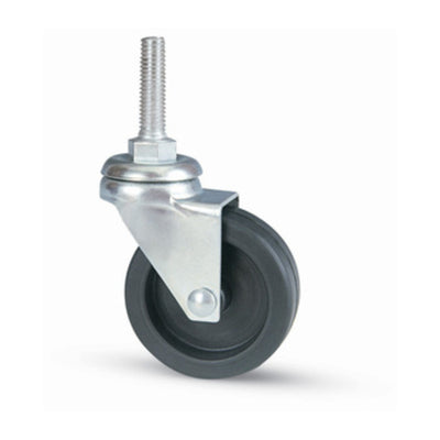 Q.TA' 20 RUOTA MOBILE D 40 MM GOMMA 220/B PERNO 8MAX30**