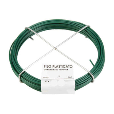 Q.TA' 30 MATASSINA FILO PLASTIFICATO N. 4 D 1,0 MM 25 M VERDE