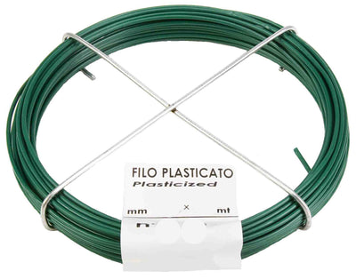 Q.TA'. 30 MATASSINA FILO PLASTICATO N. 4 D 1,0 MM 25 M VERDE