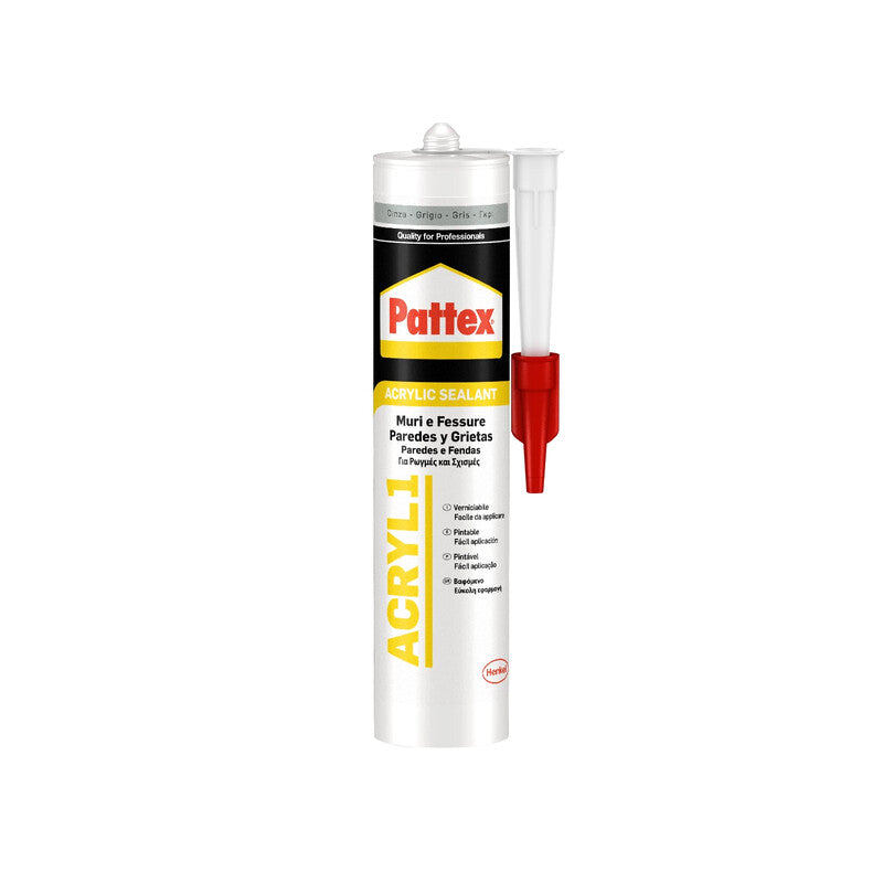 Q.TA' 25 PATTEX ACRIL-ONE GRIGIO 300 ML CARTUCCIA