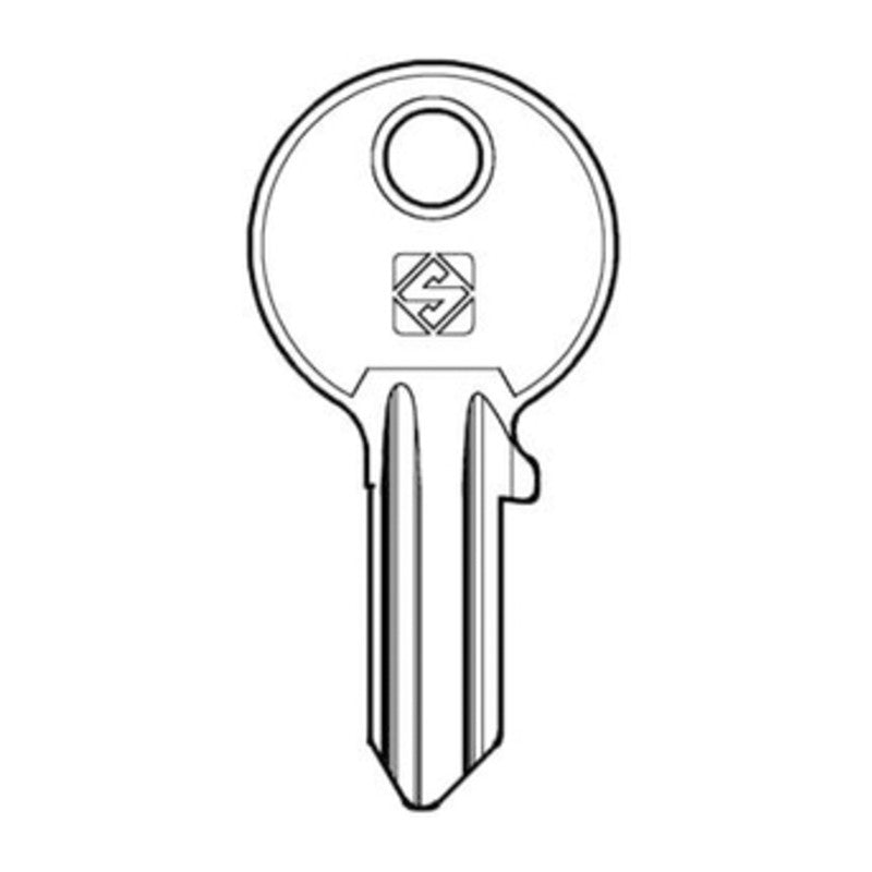 Q.TA' 10 SILCA CS4 CHIAVE PROFILO OTTONE