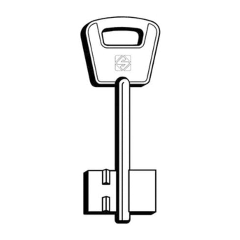 Q.TA' 5 SILCA 5BE5 CHIAVE DOPPIA MAPPA OTTONE