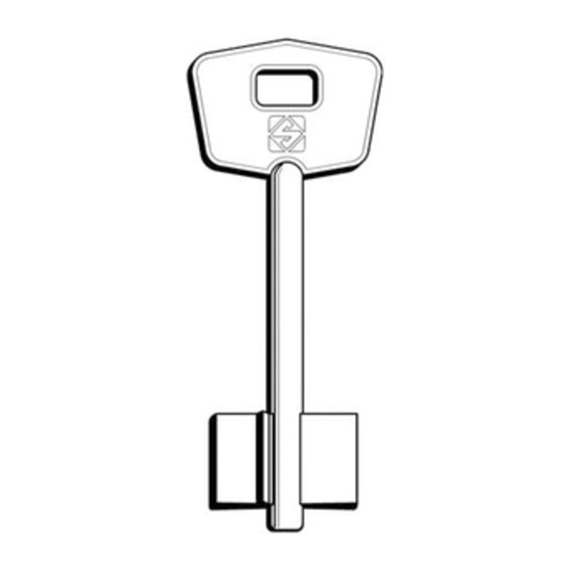 Q.TA' 5 SILCA 5MT3 CHIAVE DOPPIA MAPPA OTTONE