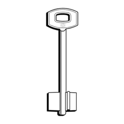 Q.TA' 5 SILCA 5SCM4 CHIAVE DOPPIA MAPPA OTTONE