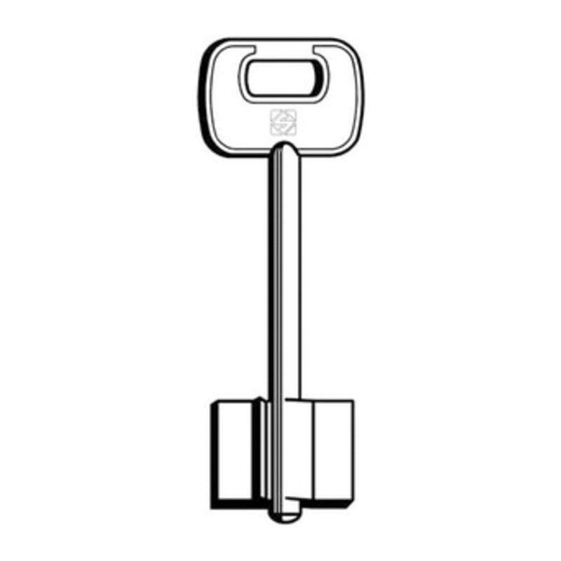 Q.TA' 5 SILCA 5IE7 CHIAVE DOPPIA MAPPA OTTONE