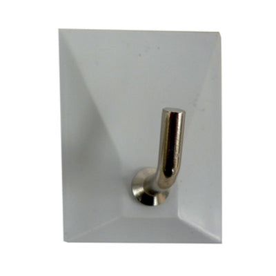 Q.TA' 100 GANCIO ADESIVO PLASTICA 1 POSTO**