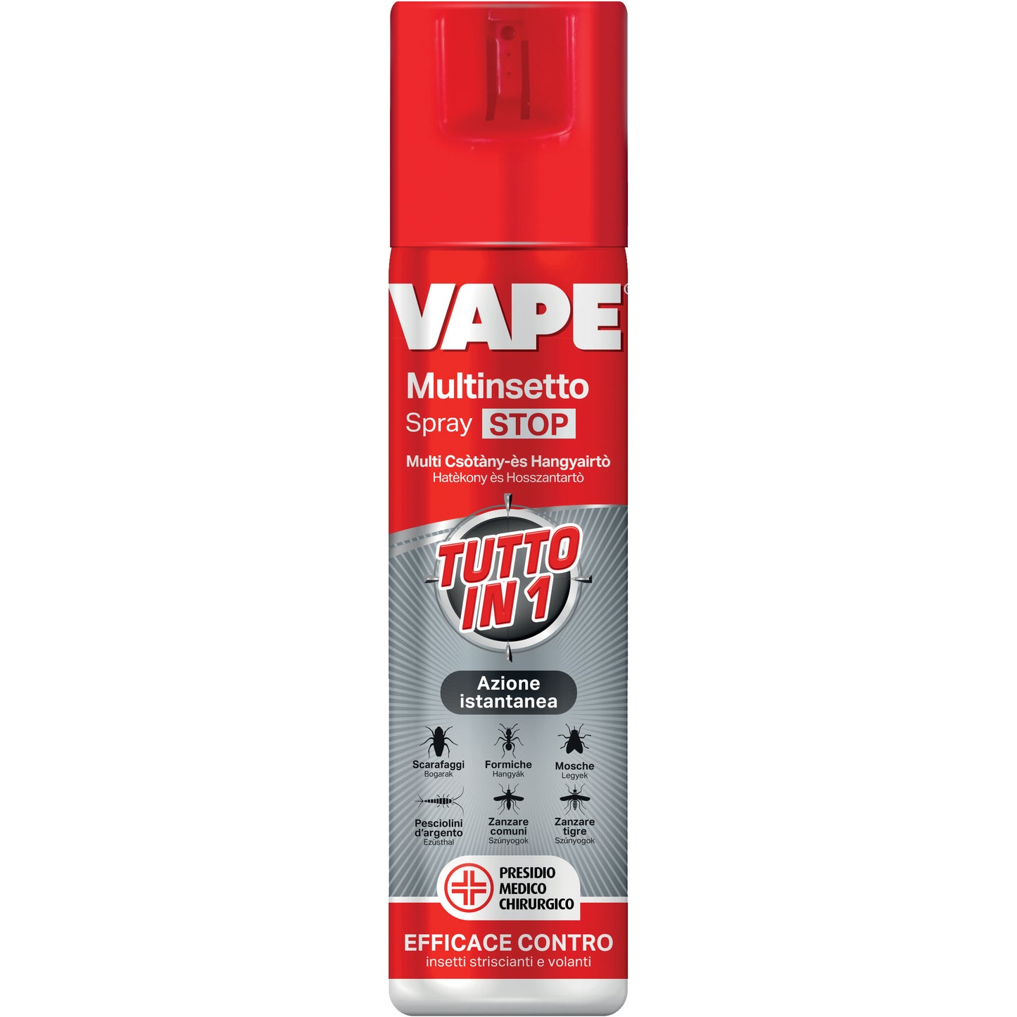 Q.TA'. 12 MOSCHE E MULTINSETTO SPRAY STOP VAPE 400 ML