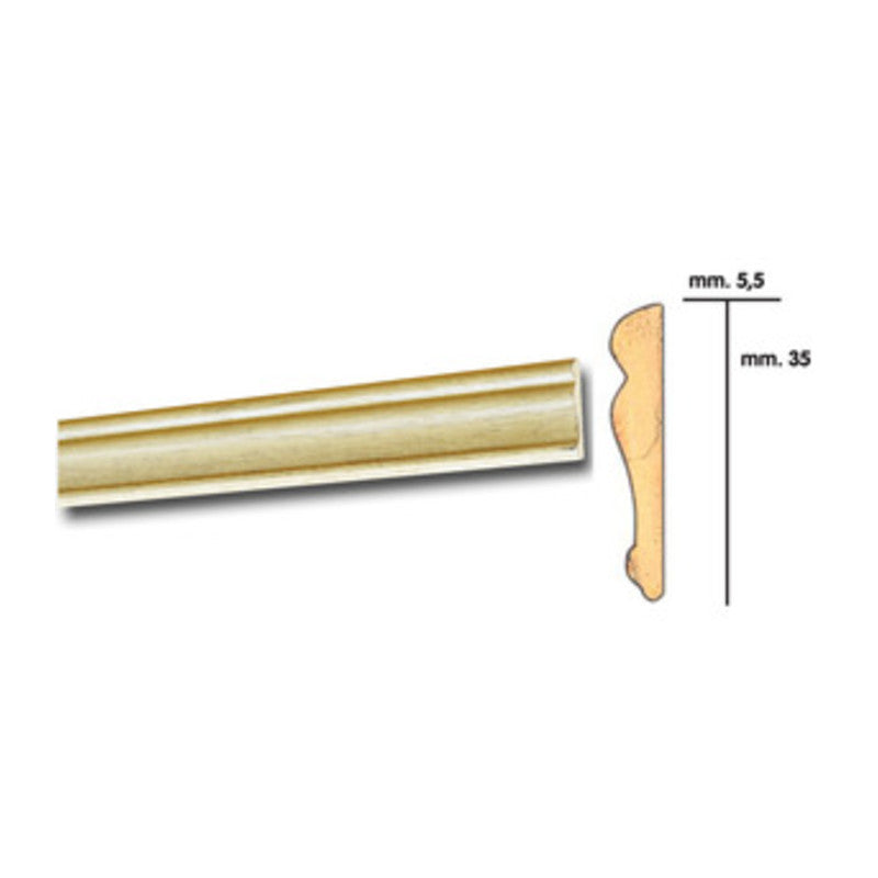 Q.TA' 25 CORNICE P/PARATI 5,5X35 BAROCCO 200 CM ROVERE