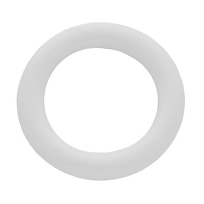 Q.TA' 20 ANELLO BASTONE TENDA D 46X66 PLASTICA C/FORO BIANCO