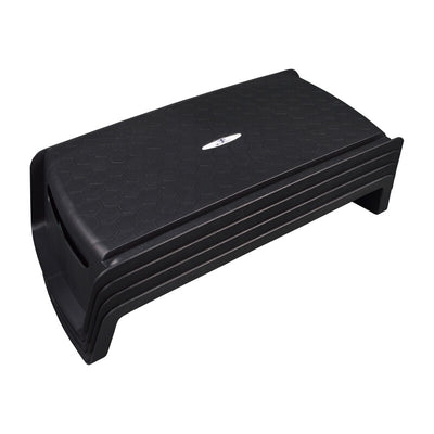Q.TA' 1 SUPPORTO P/MONITOR IN RESINA ANTISCIVOLO ANTRACITE