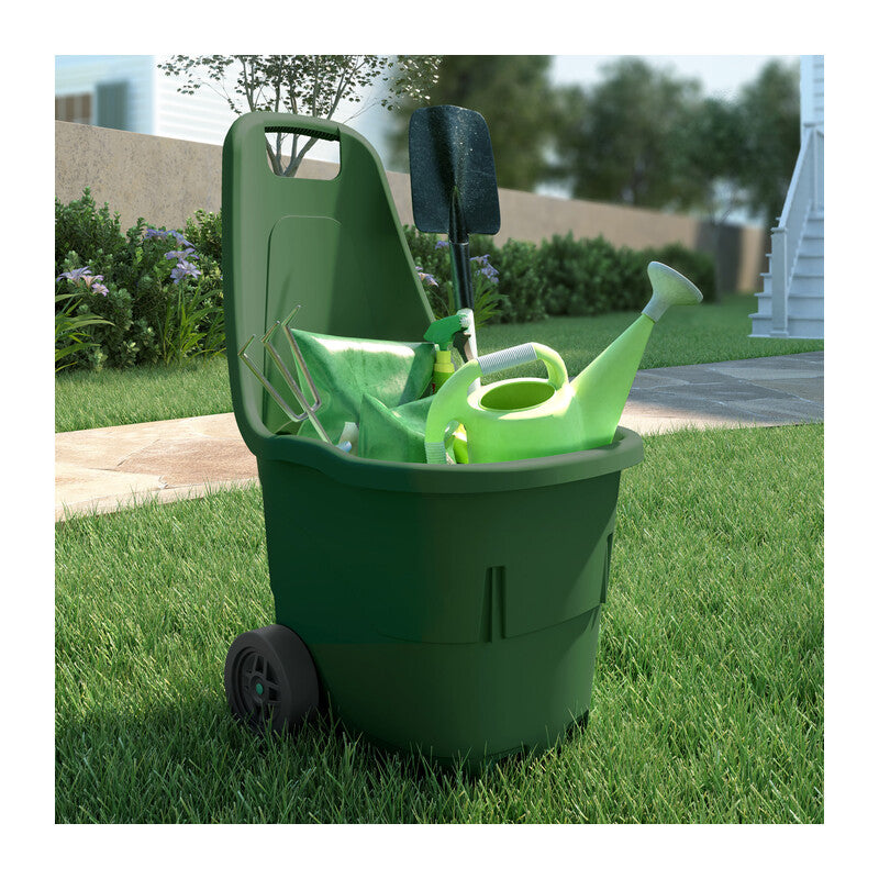 Q.TA' 1 CARRELLO GARDEN IN RESINA A 2 RUOTE