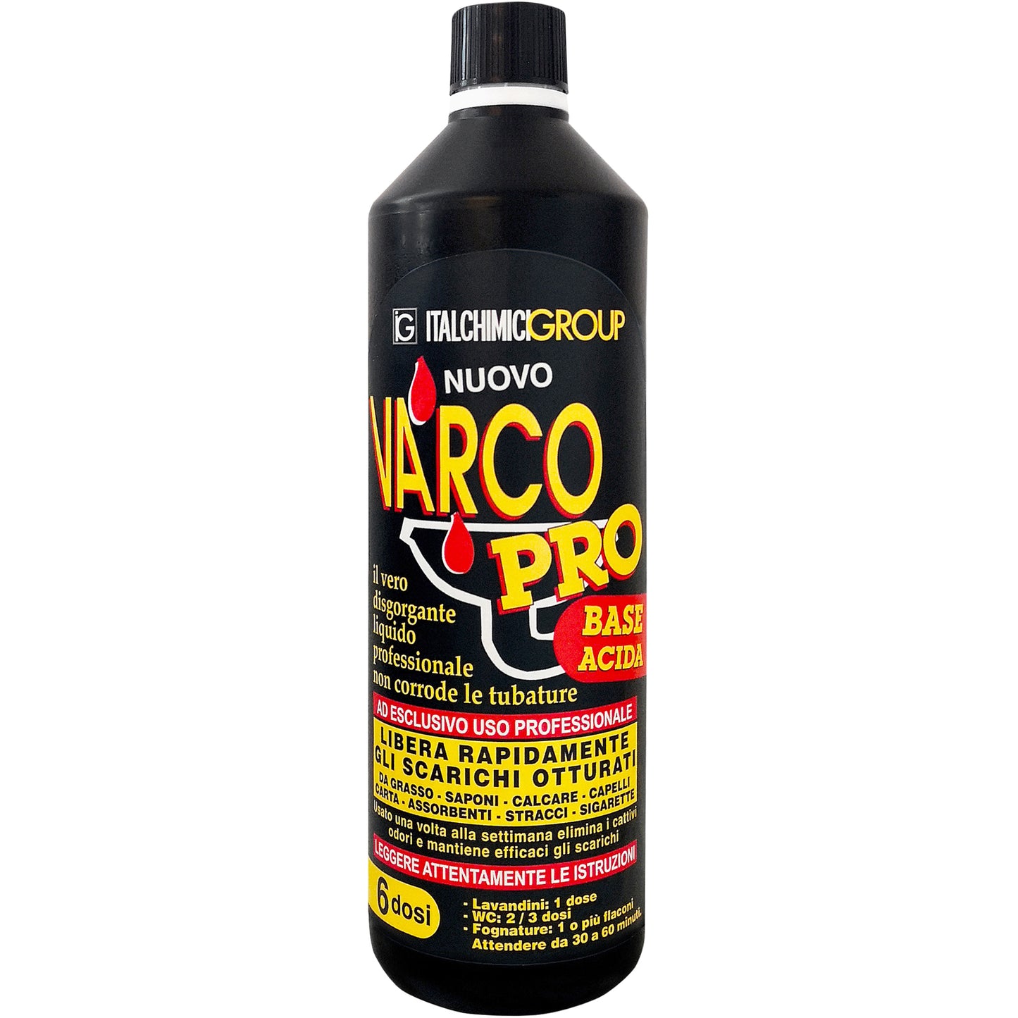 Q.TA'. 6 DISGORGANTE LIQUIDO VARCO PRO 750 ML