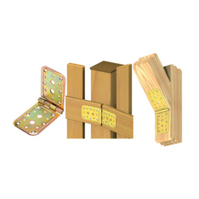 Q.TA' 10 PIASTRA 741 A CERNIERA ACCIAIO TROPIC 65X 98X 98 MM