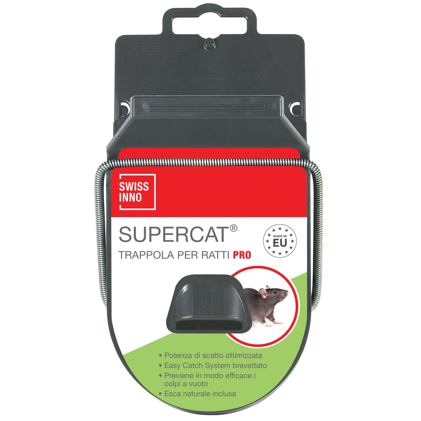 Q.TA'. 4 TRAPPOLA PER RATTI CON ESCA SUPERCAT PRO 1 Q.TA