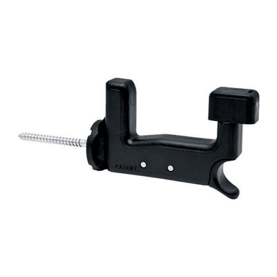 Q.TA' 25 FERMAIMPOSTE IN PLASTICA GRILLO NERO 150 MM