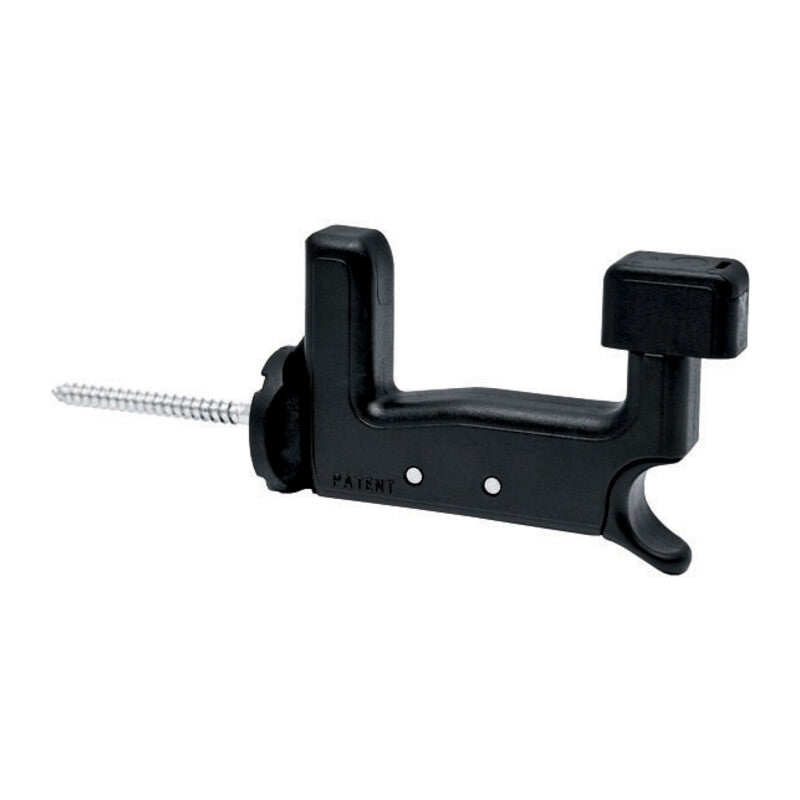 Q.TA' 25 FERMAIMPOSTE IN PLASTICA GRILLO NERO 150 MM