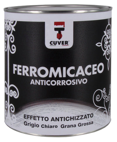 Q.TA'. 6 SMALTO CUVER 0,750 L FERROMICACEO GRIGIO CHIARO