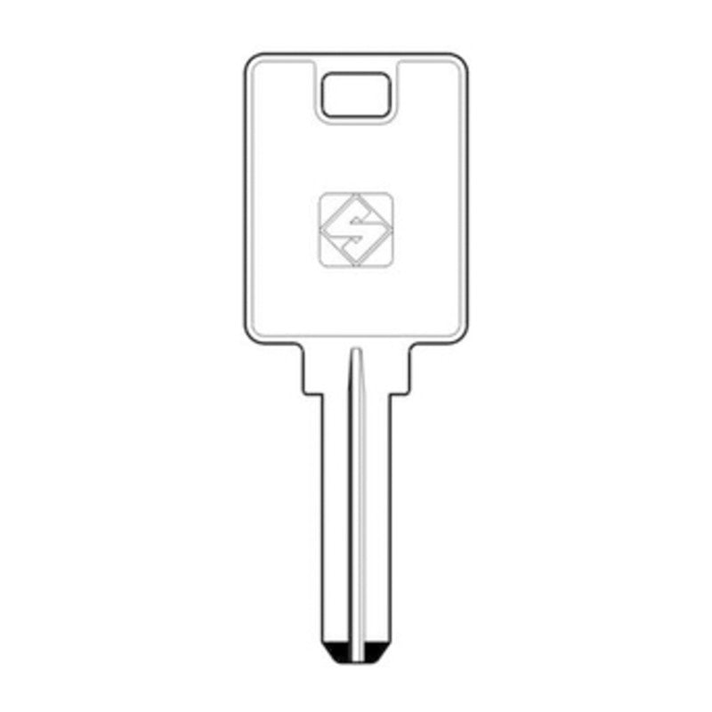 Q.TA' 5 SILCA DS6 CHIAVE PUNZONATA OTTONE