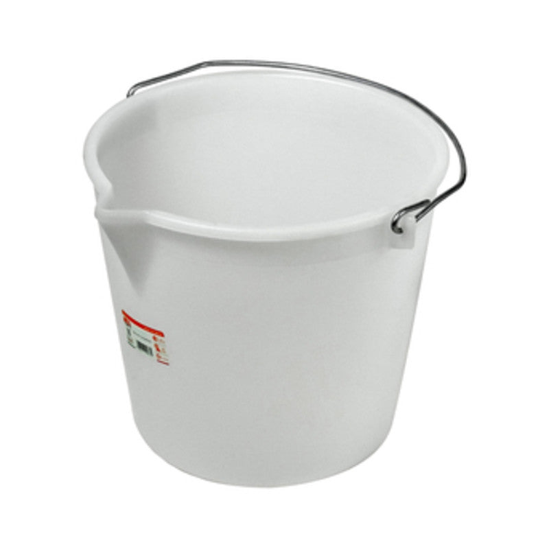 Q.TA' 10 SECCHIO ALIMENTARE C/BECCO 17 L BIANCO