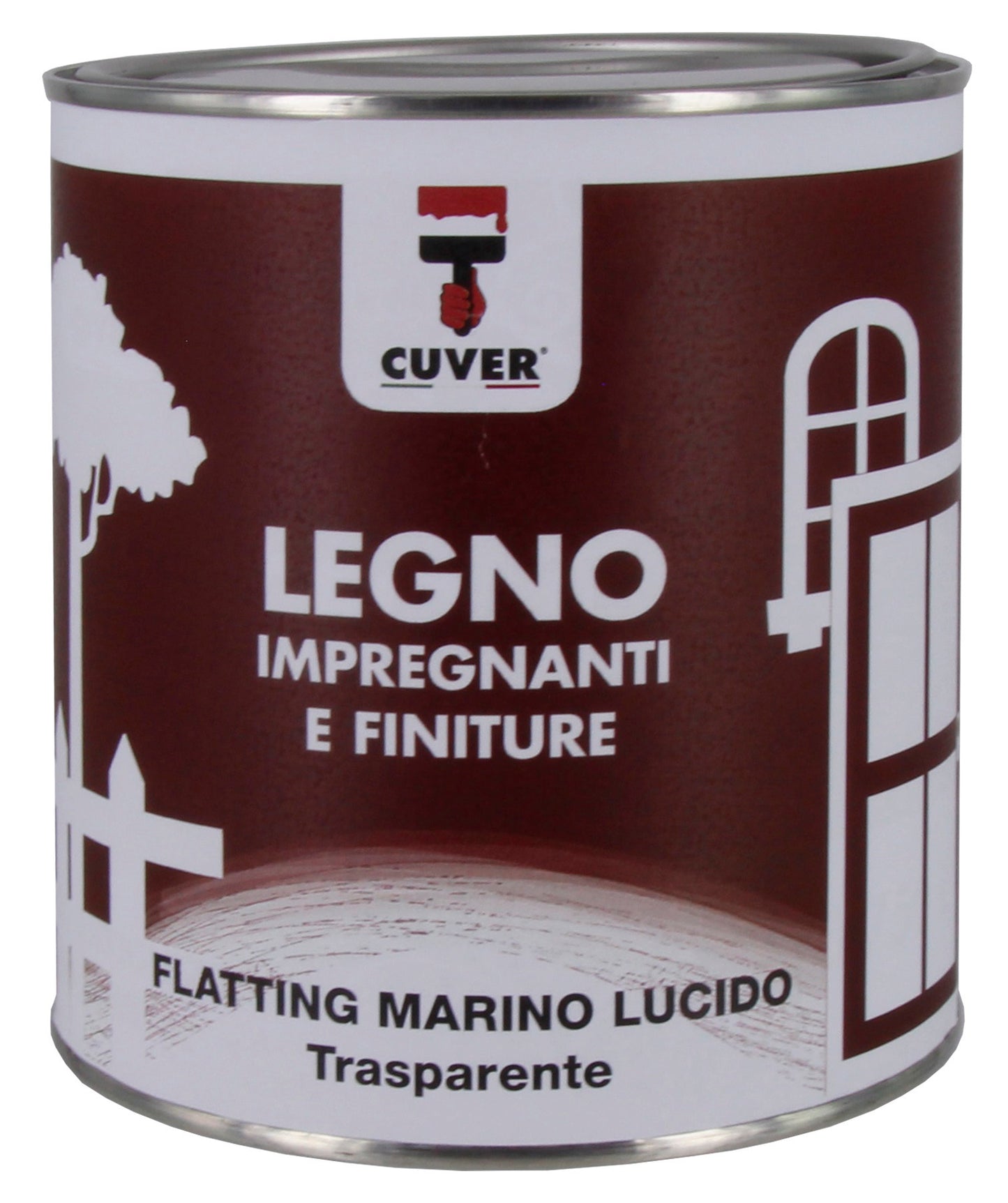 Q.TA'. 6 FLATTING CUVER MARINE LUCIDO INCOLORE 0,375 L