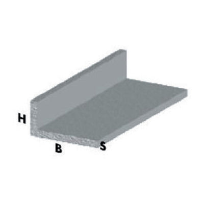 Q.TA' 5 PROFILO CROMO H.100 CM ELLE 30X15X1 MM