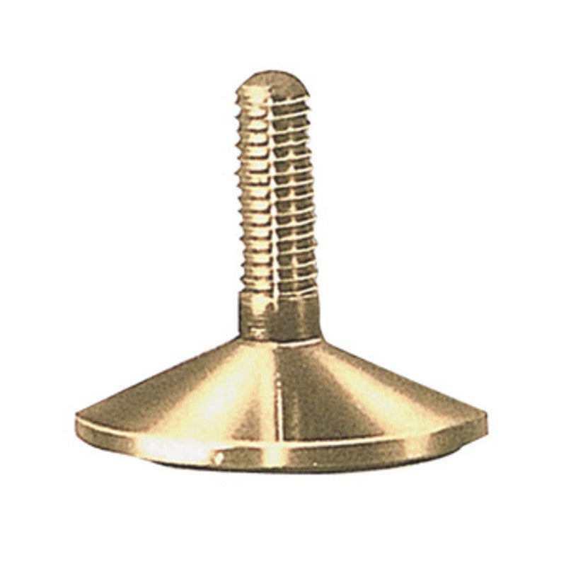 Q.TA' 25 PIEDINO FISSO OTTONE MA10 X D 30 MM*