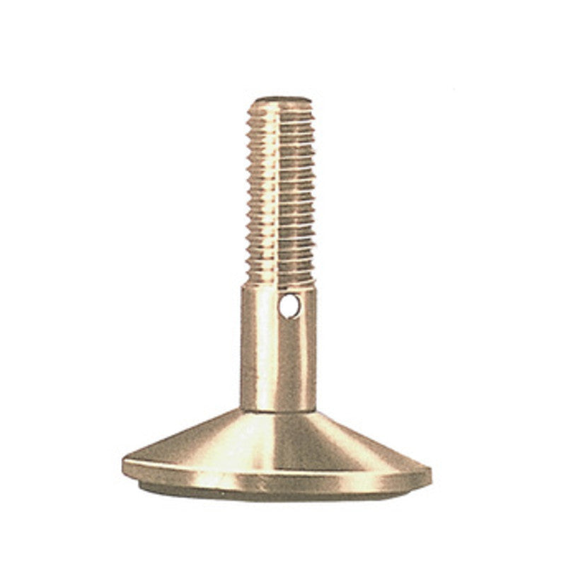 Q.TA' 10 PIEDINO REGOLABILE OTTONE MA12 X D 50 MM