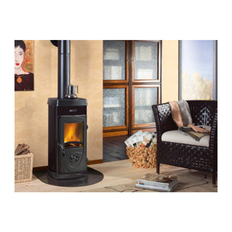 Q.TA' 1 STUFA LEGNA 5 KW SUPER JUNIOR VERDE