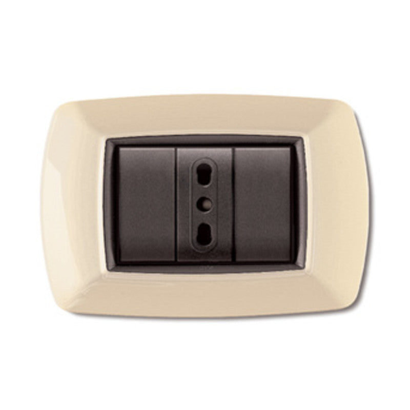 Q.TA' 10 PLACCA LIFE LIVING PLAST AVORIO 3P