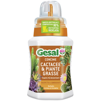 Q.TA'. 12 GESAL CONCIME PIANTE GRASSE 250 ML