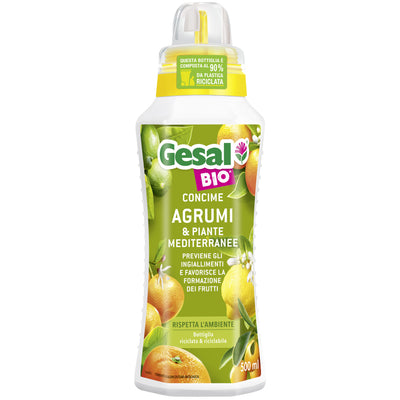 Q.TA'. 12 GESAL CONCIME AGRUMI E PIANTE MEDITERRANEE 500 ML