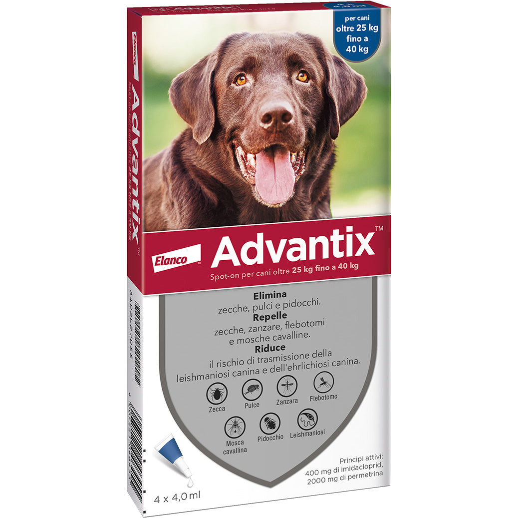 BAYER ADVANTIX SPOT ON 6 PIPETTE CANI 25-40 KG