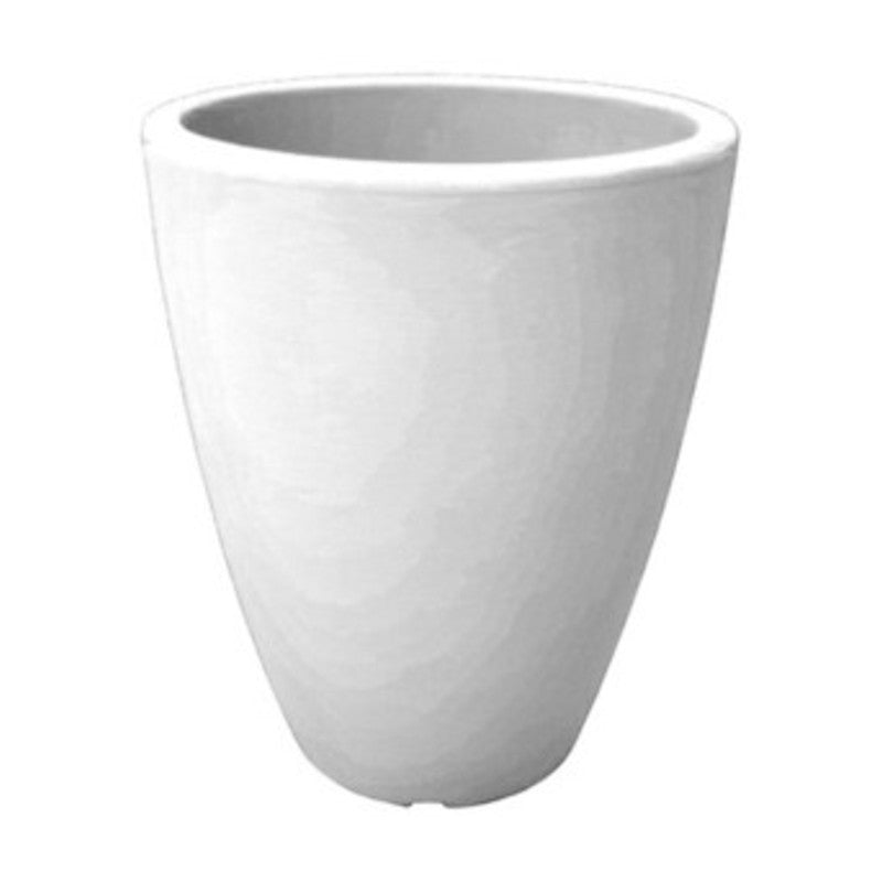 Q.TA' 1 VASO ADONE ROUND D 30XH38CM BIANCO
