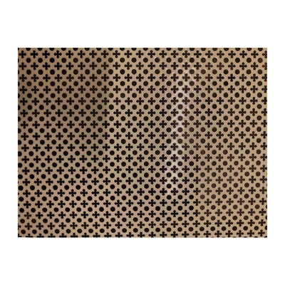 Q.TA' 2 LAMIERA FORATA P/TERMOSIFONE BRONZO