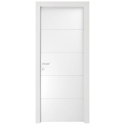 PORTA RIGHE 210X80 CM LACCATO BIANCO