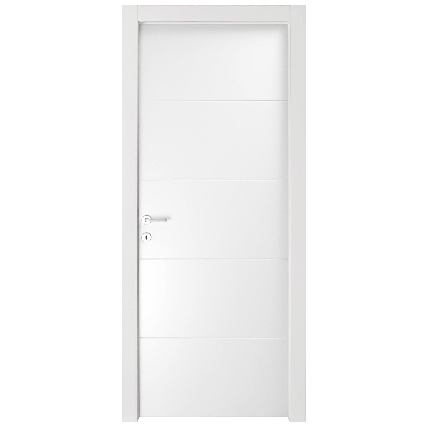 PORTA RIGHE 210X70 CM LACCATO BIANCO