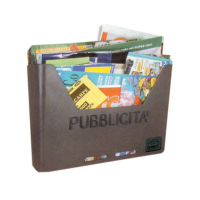 Q.TA' 1 PORTA PUBBLICITA ALUBOX CAROSELLO GRIGIO GHISA