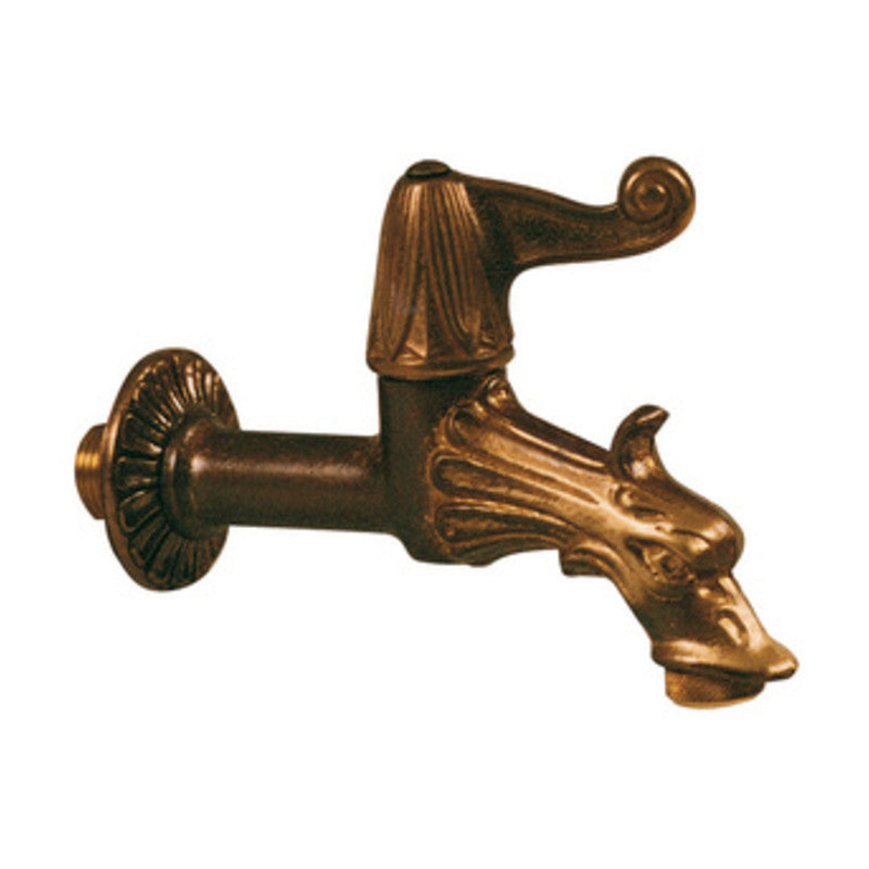 Q.TA' 1 RUBINETTO ARTISTICO 1/2 M. C/ROS. ADATT. P/GOMMA