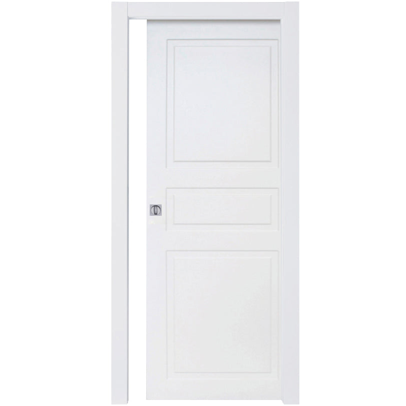 PORTA BUGNA SCORREVOLE 210X70 CM LACCATO BIANCO