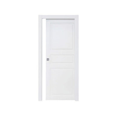 Q.TA' 1 PORTA BUGNA SCORREVOLE 80X210 CM LACCATO BIANCO
