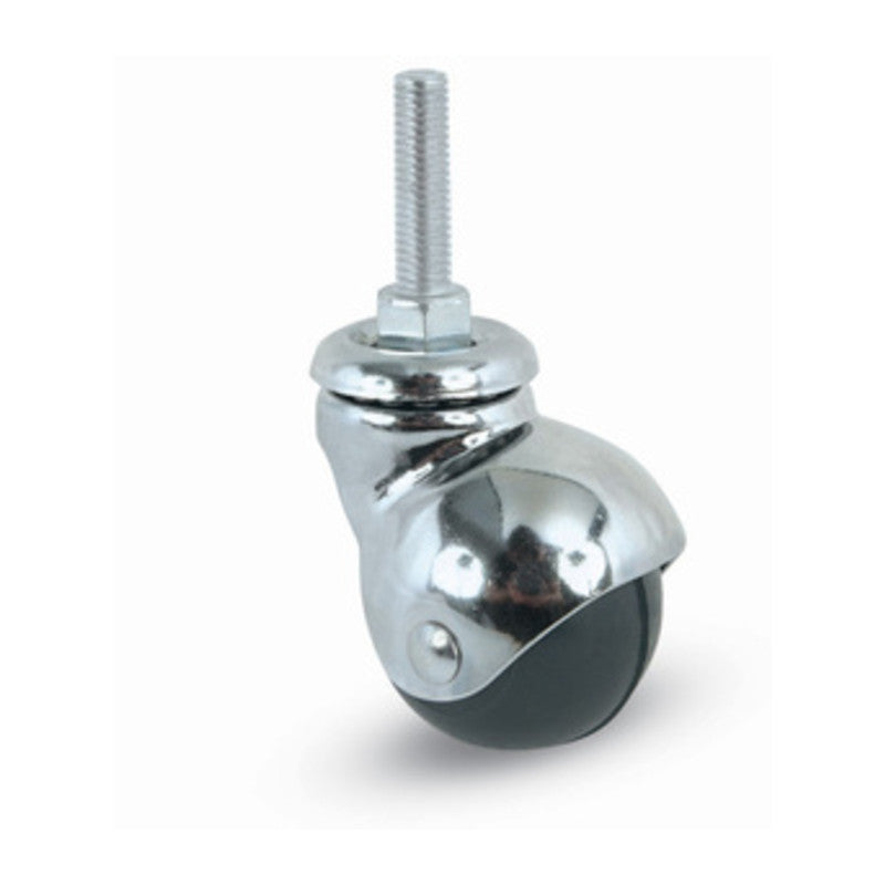 Q.TA' 12 RUOTA MOBILE D 40 MM GOMMA A CUFFIA 165/B PER 8MAX30*