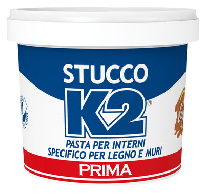 Q.TA'. 12 STUCCO PRONTO K2 NOCE SCURO DA 0,500 KG